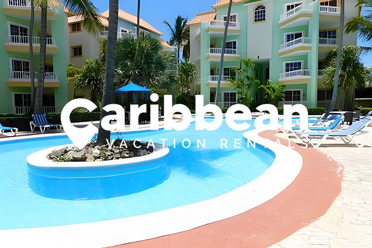 Quiet and well-kept apartment garden views. Playa Bavaro