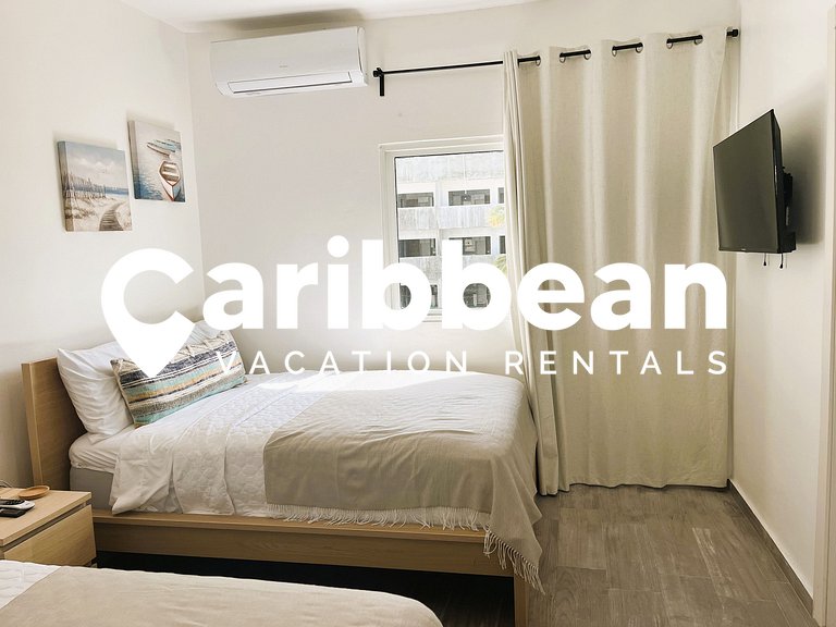 Beauty 2 bed apartment pool views Arena Village. Playa Bavar