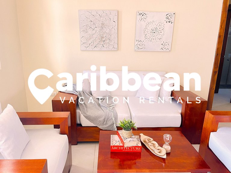 Modern Pool-View Apartment in Sol Tropical – Walk to Bavaro