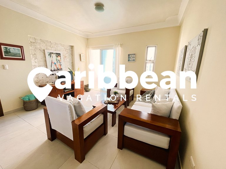 Modern Pool-View Apartment in Sol Tropical – Walk to Bavaro