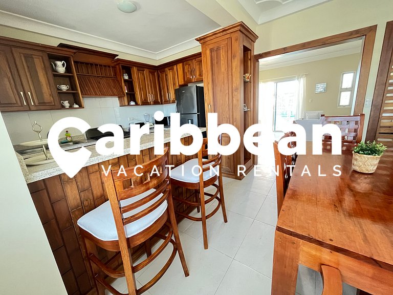 Modern Pool-View Apartment in Sol Tropical – Walk to Bavaro