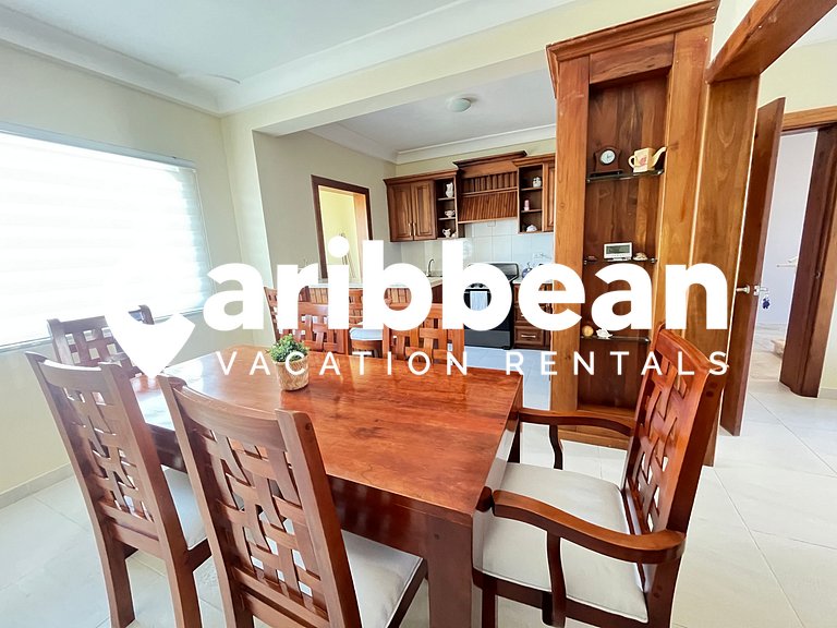 Modern Pool-View Apartment in Sol Tropical – Walk to Bavaro