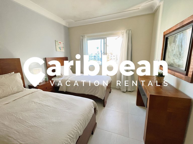 Beauty Sol Tropical pool views apartment close to Bavaro Bea