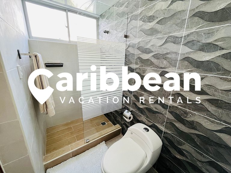New cozy beach apartment with private beach on WS