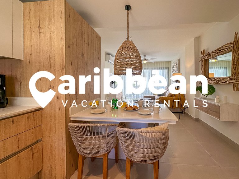 Beauty pool views apartment steps to Playa Bavaro