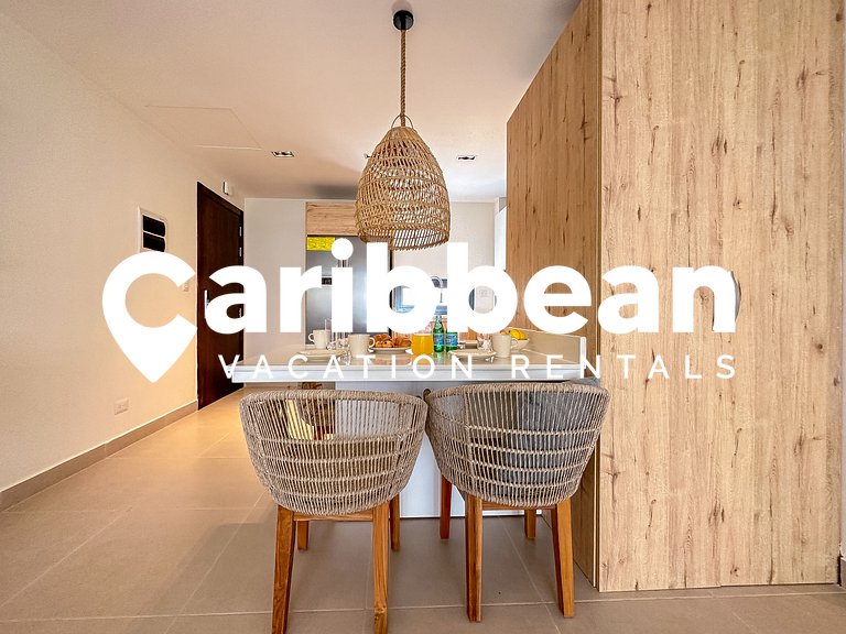 Beauty pool views apartment steps to Playa Bavaro