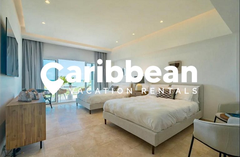 Amazing ocean views apartment with private beach in Cap Cana