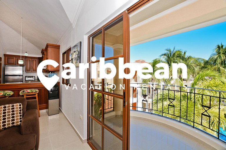 Rosa Hermosa Penthouse | Pool View • Near Bávaro