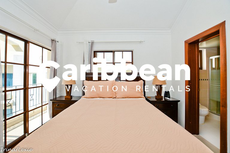 Rosa Hermosa Penthouse | Pool View • Near Bávaro