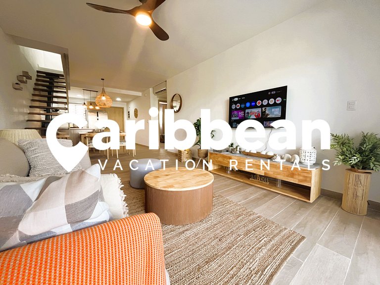 Modern Penthouse with Pool by Bavaro Beach