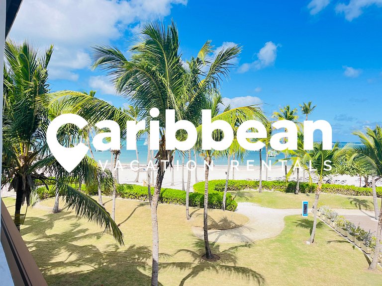 Beach Front condo with ocean views with private beach