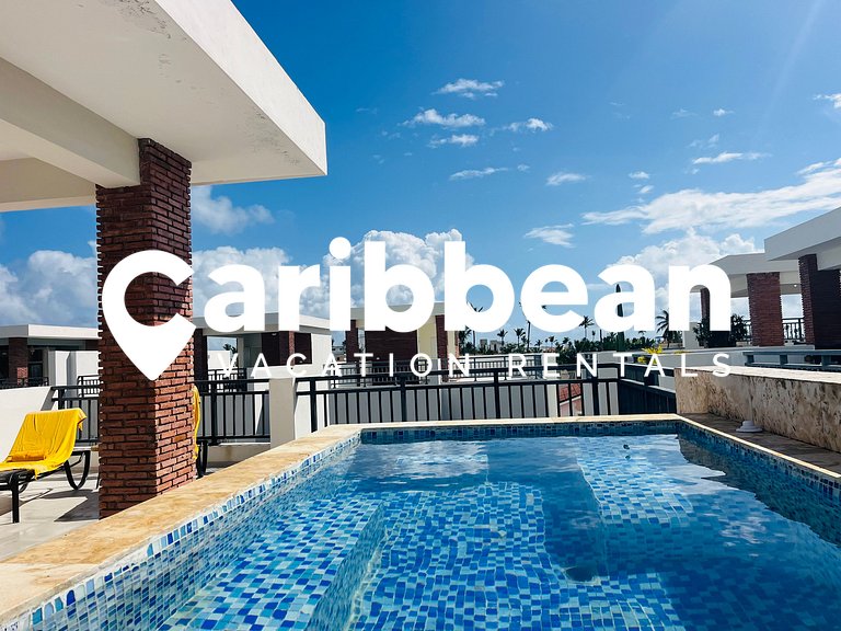 Cozy Penthouse w/ Private Picuzzi – Walk to Bavaro Beach!