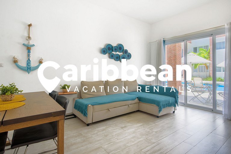 Beauty 1 bed pool view apartment Coral Village 2