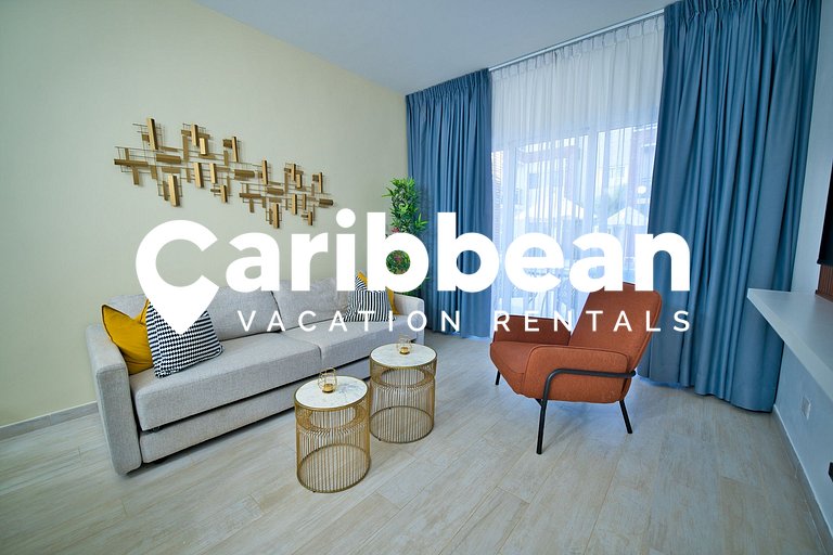 Encantador 1BR con piscina cerca de Playa Bávaro
