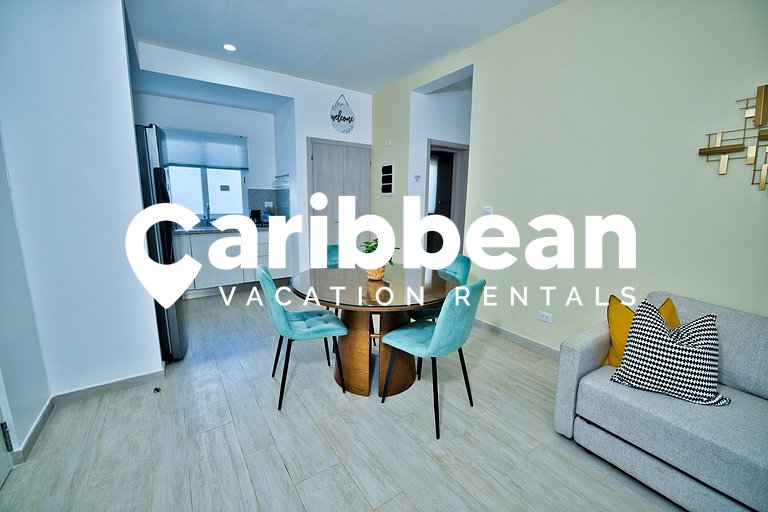 Encantador 1BR con piscina cerca de Playa Bávaro