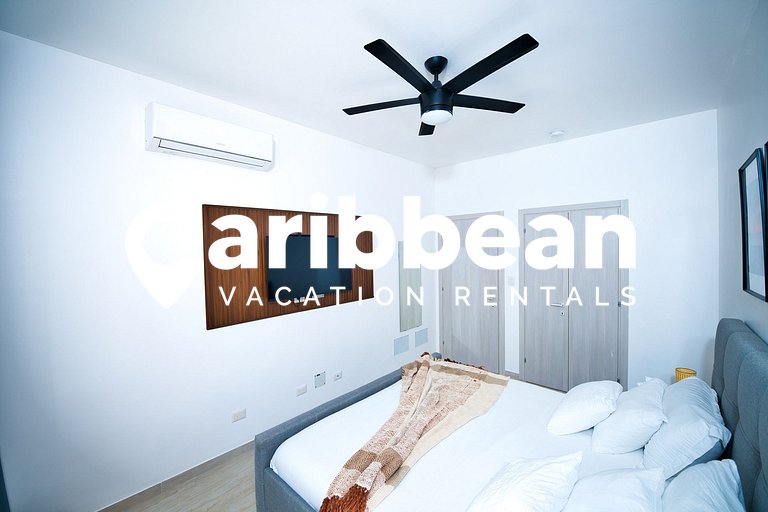 Encantador 1BR con piscina cerca de Playa Bávaro