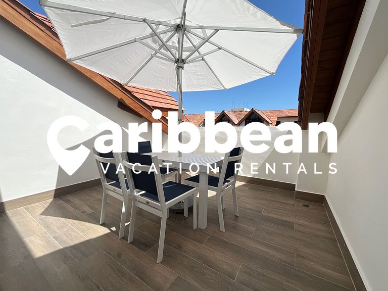 Boho Chic Penthouse con Vista al Mar | Cap Cana