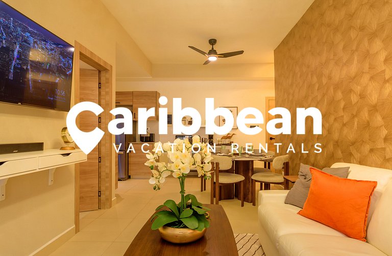 Blue Palms | 1BR Cerca de Playa Juanillo