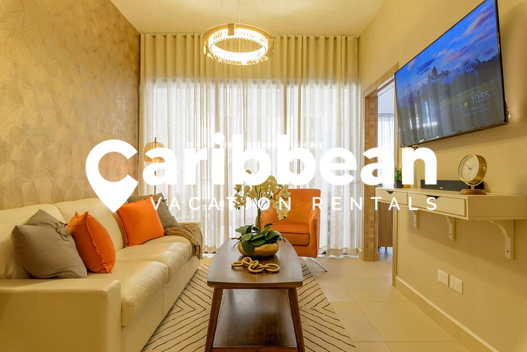 Blue Palms | 1BR Cerca de Playa Juanillo