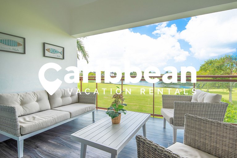 Golf View 3BR in Cocotal | Pool & Clubhouse