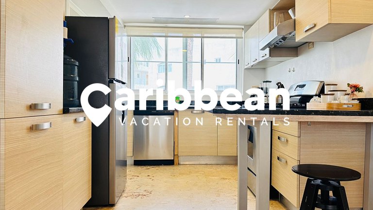 Ocean View Condo + Private Beach Playa Turquesa